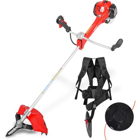 Freischneider Benzin Motorsense Rasetrimmer Hecht 163 Profi 3,1 PS 3-Zahn-Messer (1/5)
