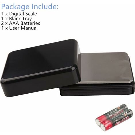 Balanza De Precisión - 1000 G / 0,01 G - Para Joyería Y Pequeños Objetos - Pantalla LCD - Alimentación Por Pilas - 1 Unidad (1/5)