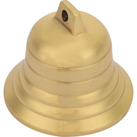 Clochette en laiton délicate et populaire, style taoïste et bouddhiste, idéale pour le culte et le Feng Shui. À suspendre dans une voiture (5 cm). (1/5)