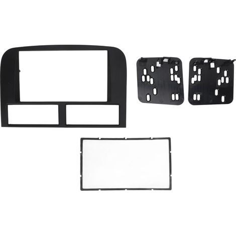 Kit di finiture per cruscotto per autoradio 2 DIN per Jeep Grand Cherokee 1999-2004 (1/5)