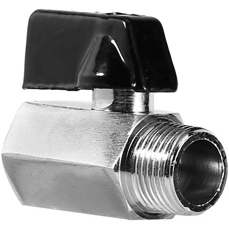 Messing-Kugelhahn 1/2", 3/8", 1/4", 1/8", BSP-Außengewinde x BSP-Innengewinde, Luftkompressor (1/5)