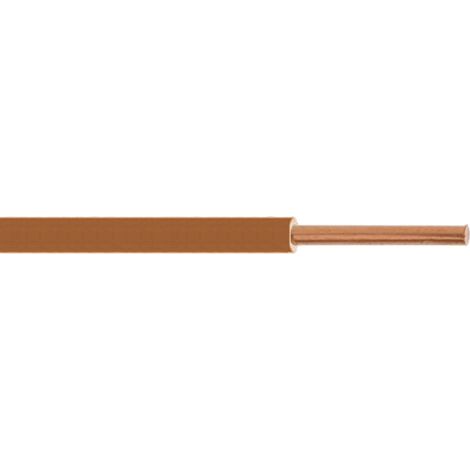 Fil H07VU 1.5² marron