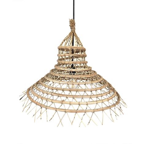 Abat jour int/ext GAIA Beige Fibre naturelle D60CM