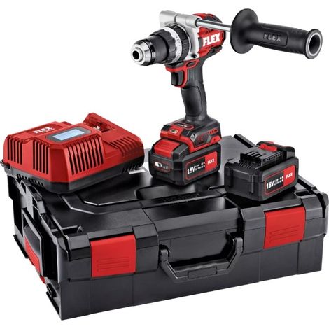 Flex Akku Schlagbohrschrauber PD 2G 18.0-EC HD 5.0 Set 18V Turbo Modus EMS