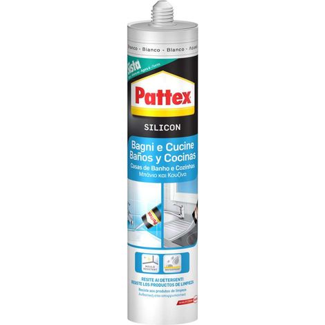 Pattex Silicone Acetico per Cucine e Sanitari - Trasparente 280 ml (1/5)