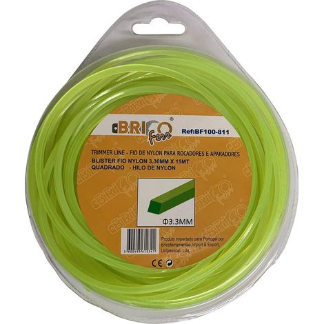 Bricoferr BF100-811 - Rasafilo (3,3 mm x 15 metri quadrati)