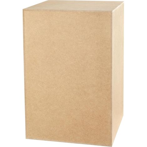 colonne décorative en mdf 60x40x40 cm support plante socle décoratif salon bureau (1/5)