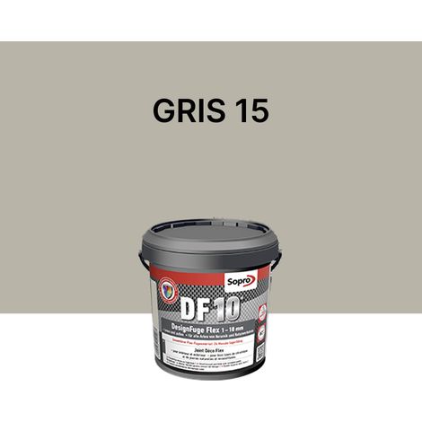 Joint carrelage salle de bains - 1 à 10 mm - Gris 15 - Sopro DF 10 -  1 kg