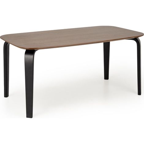 Mesa Houston 1749 , 75x90x160cm, Chapa de madera natural, MDF, Madera