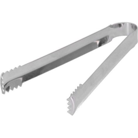 1 Pince à glaçons,Acier inoxydable,16 x 5 cm,Design contemporain,Argent,Bar et restaurant (1/5)