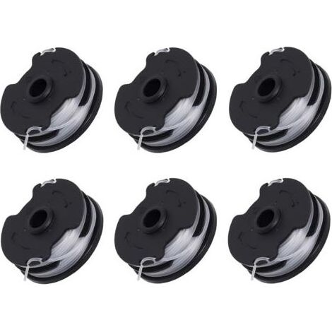 Lot de 6 bobines de rechange pour débroussailleuse Parkside PRTA 20-Li C3 – Fil 1,65mm – Longueur 8,3m – ABS respectueux de l'environnement - IAN351753 (1/5)