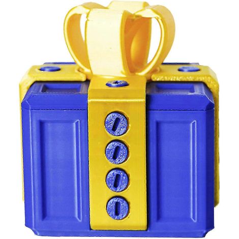 Boîte à vis imprimée en 3D - Blague de Noël - Coffret cadeau humoristique avec vis pour des farces amusantes (1/3)