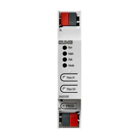Jung Accoppiatore di area/linea KNX, REG, 1 TE, Secure 21420 1S R