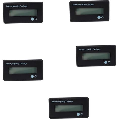Adatto per misuratori di potenza di batterie da 12 V, indicatori di capacità e tensione di batterie da 24 V, 36 V e 48 V, monitor di scarica per batterie al piombo e batterie di marca australiana.