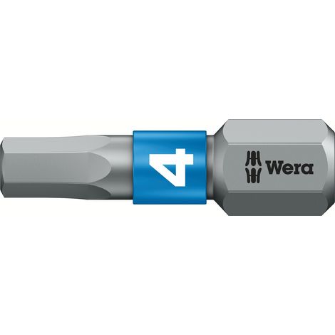 Embout WERA six pans creux Hex-Plus, BiTorsion 4,0x25mm (1/5)