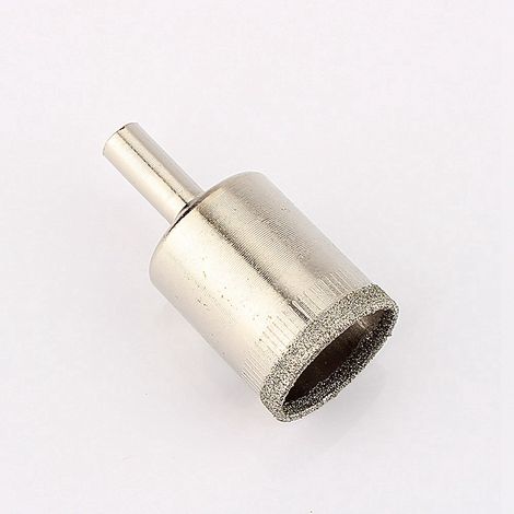 Perceuse carotteuse diamant 25mm pour carrelage, granit, marbre et verre - Set d'outils de forage à noyau, trépan à diamant, coupeur de trous pour bricolage (1/5)