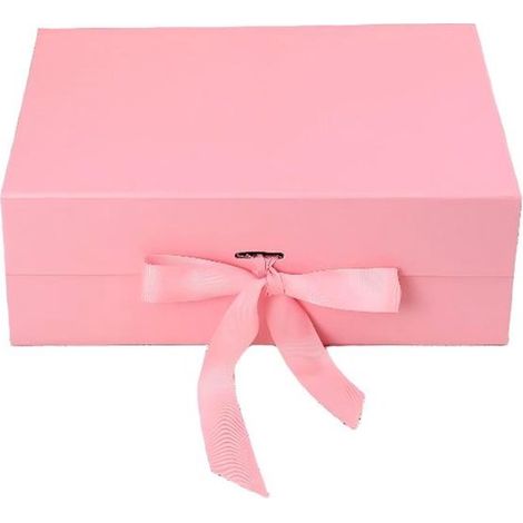 Geschenkbox mit Deckel 22 x 16 x 8 8 cm Faltbar Elegantes Design Mit Magnetverschluss und Schleife Ideal für Hochzeiten Geburtstage Valentinstag (1/5)