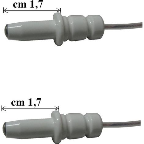 2 PZ ILVE CANDELA CANDELETTA DI ACCENSIONE CUCINA A GAS H 2620 34.3 (1/2)