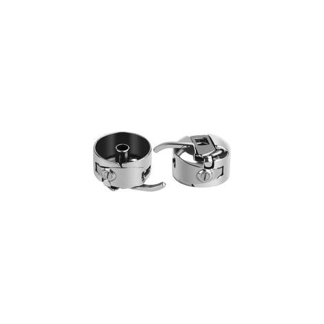 Lot de 2 boîtiers de canette pour machine à coudre, boîtier porte-canette en acier inoxydable pour machines à chargement frontal de classe 15 (1/5)