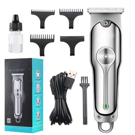 5W Tondeuse Cheveux Acier Inoxydable Anti-Rouille Coupe Douce pour Voyage Affaires Vacances (1/5)
