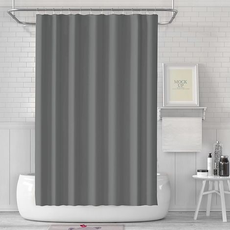 1 Rideau de douche,PEVA imperméable,Anti-moisissure,180x200 cm,Salle de bain (1/5)