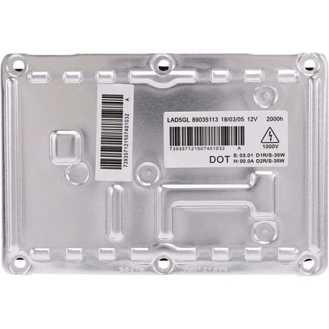 Ballast Xenon HID D1S D2S 12V 4 Broches Unité Contrôle Phare Compatible LAD5GL B6 A4