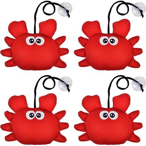 4 x Absorbent Spa Sponge, Oil Absorbent Sponge, Absorbent Sponges, Pool Absorbent Sponge for Use in Spa and Pool, Crab (1/5)