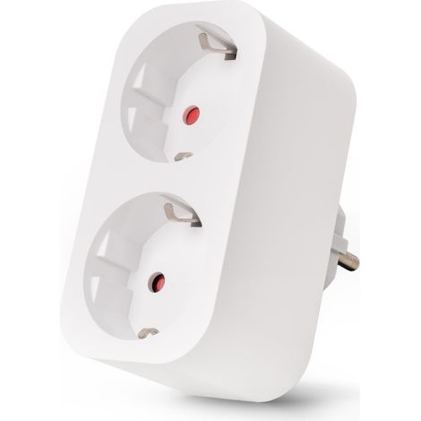 Entac ES-DSA-WIBLE adaptador de enchufe eléctrico Blanco (1/5)
