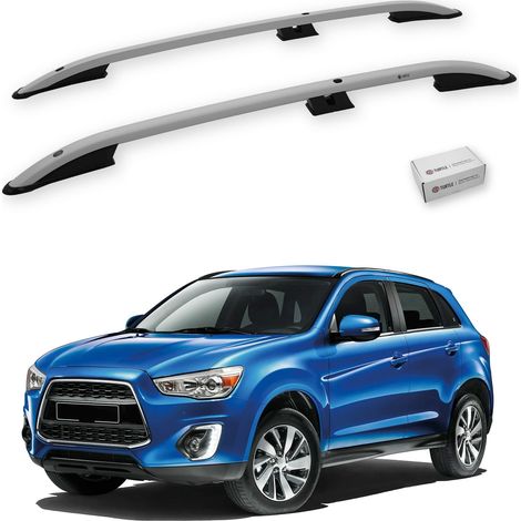 TURTLE kompatibel mit Mitsubishi Asx (Ga) 2010-2022 Dachreling Crown Grau (1/5)