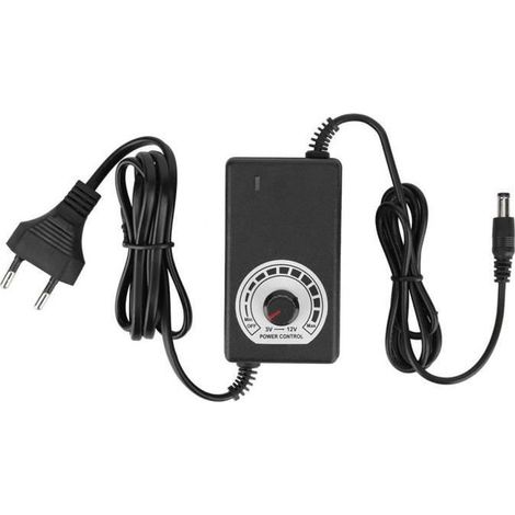Régulateur de tension - AIZ - Variateur d\'alimentation 3-12V 3A - 100-240V - Sûr et sécurisé - Haute efficacité (1/4)