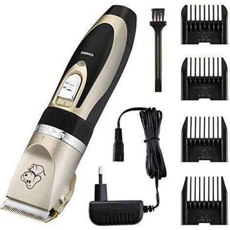 Tondeuse Chien Chat Electrique Animal Tondeuse Rechargeable Sans Fil Rasoir Toilettage Pet Clippers pour Poil d\'Animaux (1/4)