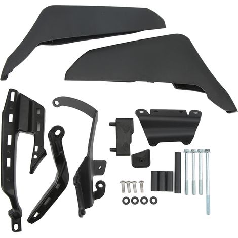 Lot de 2 autocollants latéraux de carrosserie PVC 100x38cm, déco sportive DIY pour voiture, camion, accessoires course rouge et noir (1/5)