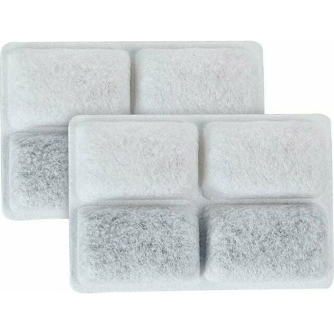 Lot de 10 filtres à eau au charbon actif et filtres à éponge pour distributeur d'eau pour chiens et chats (1/5)