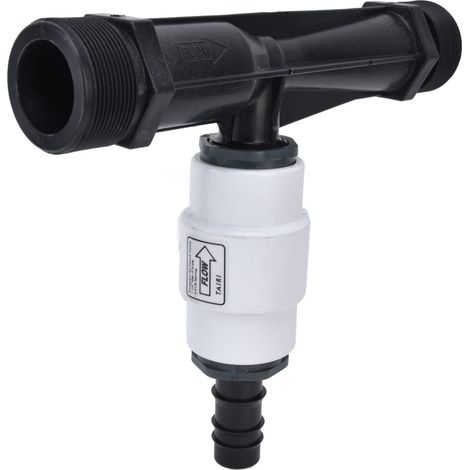 Engrais Venturi à Filetage Externe G2, avec Clapet Anti-retour, Injecteur D'engrais Agricole, Outil D'irrigation pour Jardin (1/5)