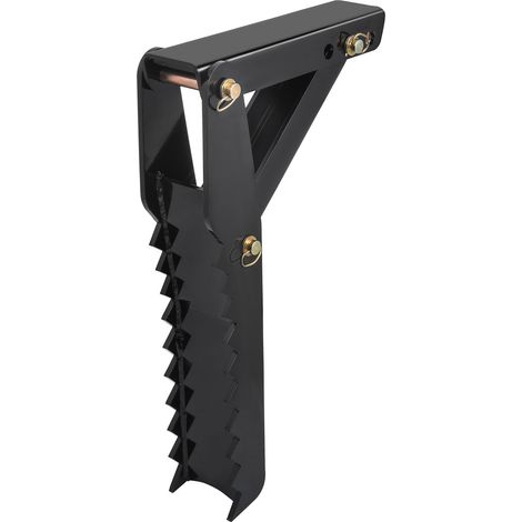 VEVOR Pollice per terna 81,3 cm, spessore dei denti 12,7 mm, pollice robusto, attacchi del pollice saldati in acciaio nero, pollice meccanico regolabile per terna