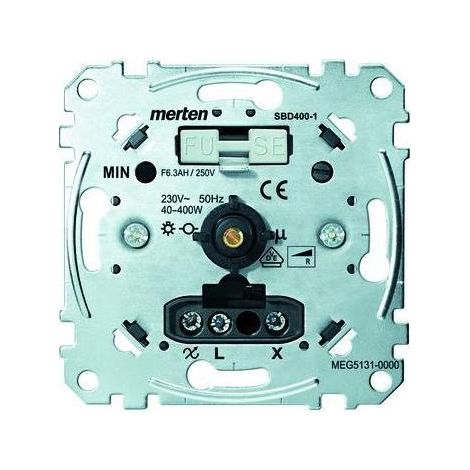 Merten Dimmer Dreh/Druckkn ohmsch UP MEG5131-0000 40-400W (1/5)
