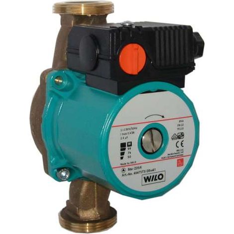Wilo Star Z 25/6 180 mm 4047573 Zirkulationspumpe / Trinkwasserpumpe