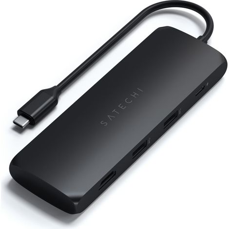 Satechi USB-C Hybrid Multiport Adapter with SSD Enclosure black (1/4)