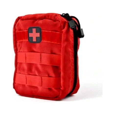Trousse de Premiers Secours, Soins Professionnels Faciles à Transporter, Trousse médicale d'alpinisme Portable, Trousse d'urgence, adaptée au Camping, à la randonnée, aux Voyages (1 pièce Rouge) (1/4)