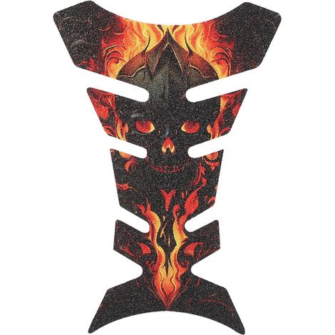 protection de reservoir moto adhesif noir reservoir moto protege reservoir carbone Fortement adhésif (Style 1) (1/5)