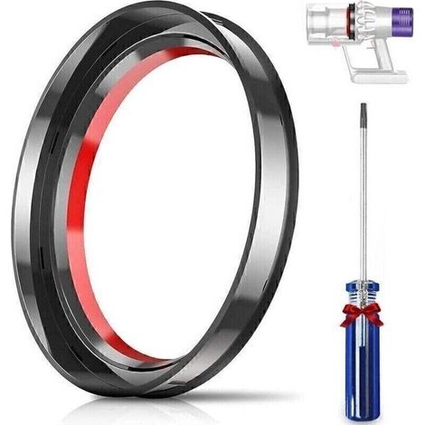Joint d'étanchéité pour Dyson V10, Joint d'étanchéité Fixe pour aspirateur Dyson V10 SV12, Un tournevis T8 gratuit, Joints Fixes Compatible Avec Dyson V10 (1/5)