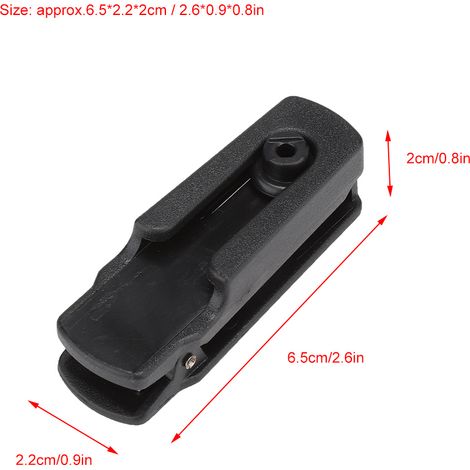 Porte-talkie-walkie pour ceinture, compatible avec UV XR, A 58, UV 9R Plus, GT-3WP et UV 5S. (1/5)