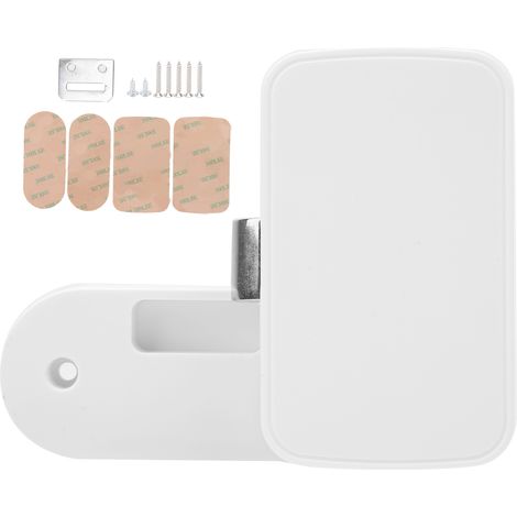 Ortviai Serrure Intelligente T1 Bluetooth pour Tuya Anti-pincement et Sans perforation pour Cabinet, Armoire et Bureau
