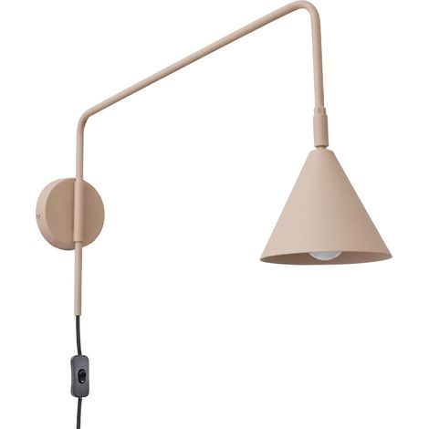 Appliques Nox acier taupe 1xE14 14cm Sollux (1/5)