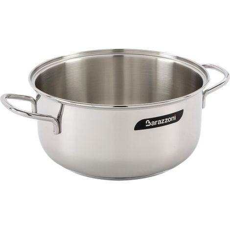 Pentola in Acciaio Inox con 2 Manici da 28 cm - Modello Bonita di Barazzoni (1/2)