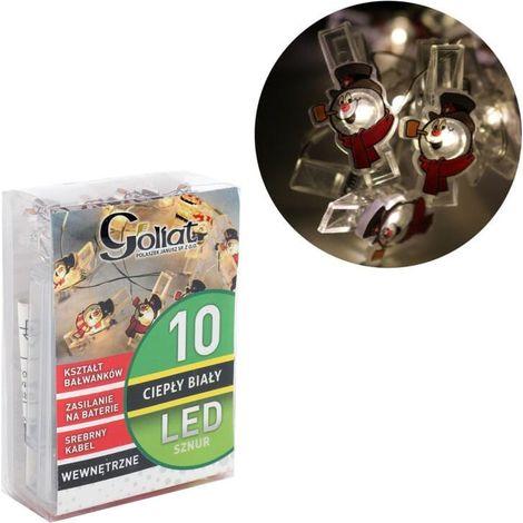 10 LED-Schneemann-Scheinwerfer an Klemmen (1/5)