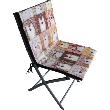 Wasserdichtes Kissen für TIP-Stuhl mit Rückenlehne 80x40 cm Pexeso Beige (1/5)