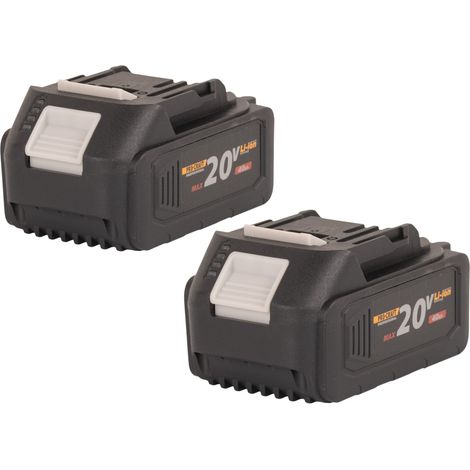 Procraft 2x 20/4 Akku 20 V 4,0 Ah / 4000 mAh Li-ion mit Ladestandsanzeige