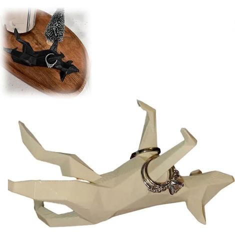Porte-bagues pour chien, présentoir à bijoux pour bagues et colliers, vide-poches pour bagues et boucles d'oreilles, motif animaux mignons, adorable porte-bagues décoratif pour chien (1/5)