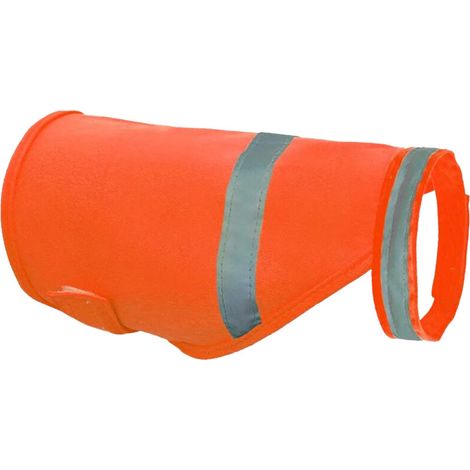 Bardusch-Gilet de sécurité réfléchissant haute visibilité pour chien, orange, taille L, idéal pour le travail en extérieur et les promenades. (1/5)